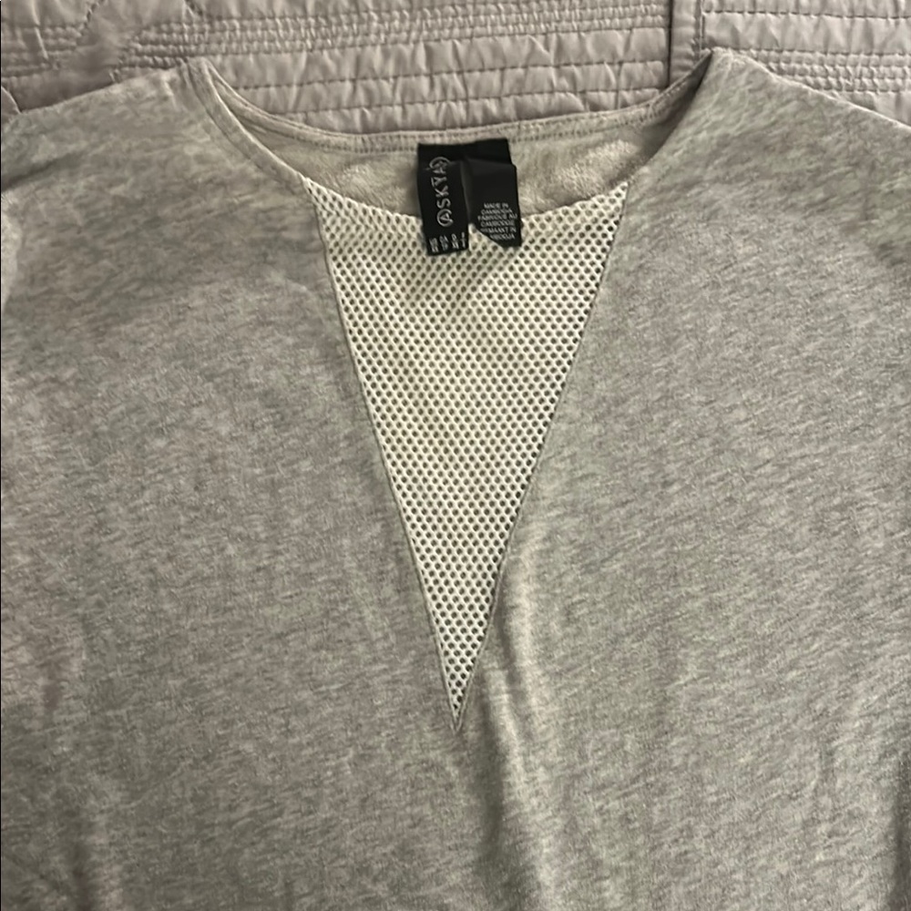 Gray Mesh Insert top